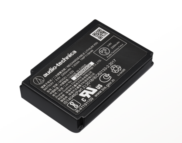 RECHARGEABLE LITHIUM-ION BATTERY FOR BODY-PACK AND DESK STAND TRANSMITTERS